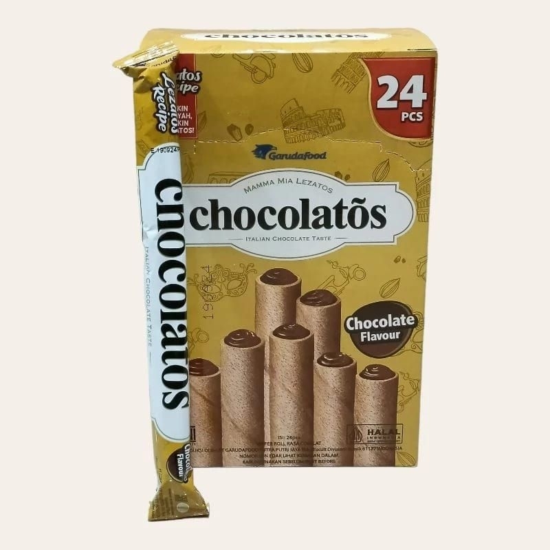 

Chocolatos Wafer Chocolate Flavour 24pcs UK BESAR -1 BOX