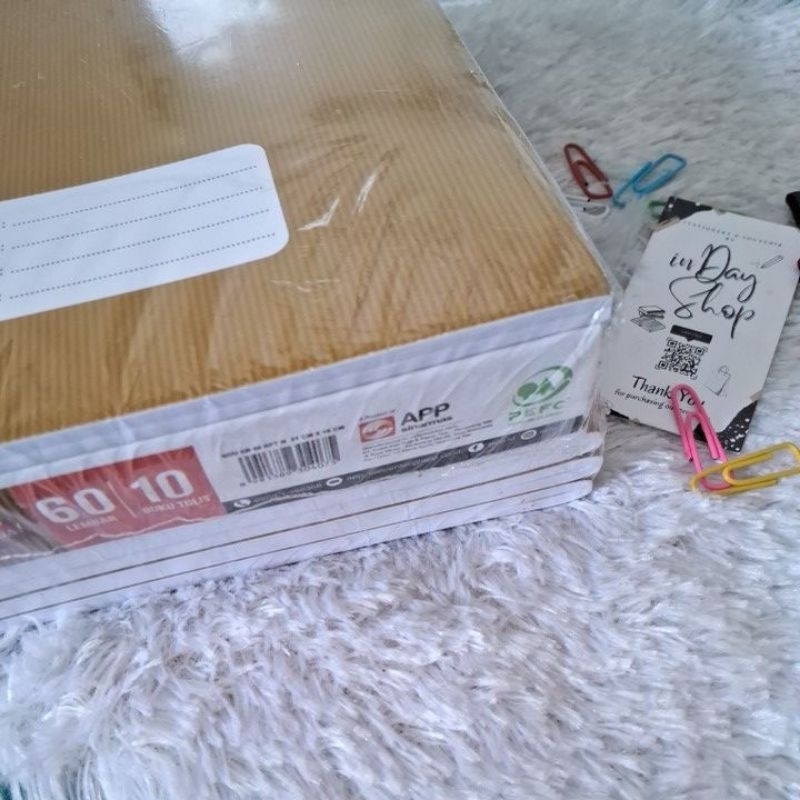 

(10pcs) Buku Tulis Sidu Kraft '60 | INDAY SHOP