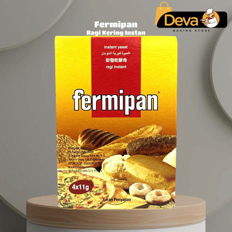 

Fermipan Dry Yeast Instant - Fermipan Ragi Kering Instan 4x11gr