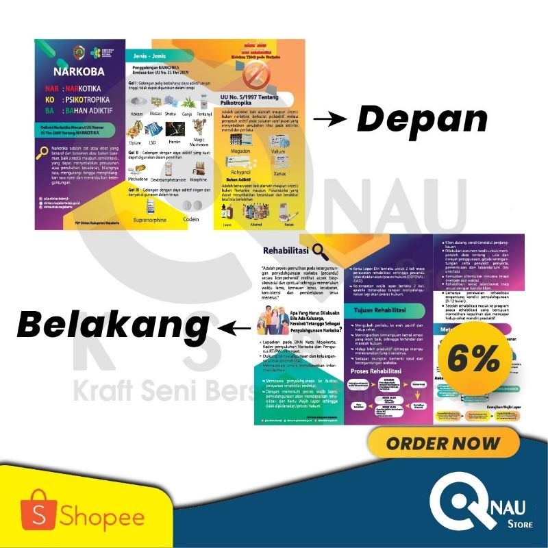 Jasa Desain Brosur dan Leaflet Kesehatan KMSJ (Desain Bisa Request)