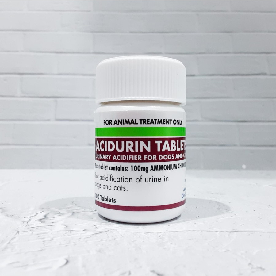 Acidurin Tablet Obat Susah Kencing Kucing / Anjing