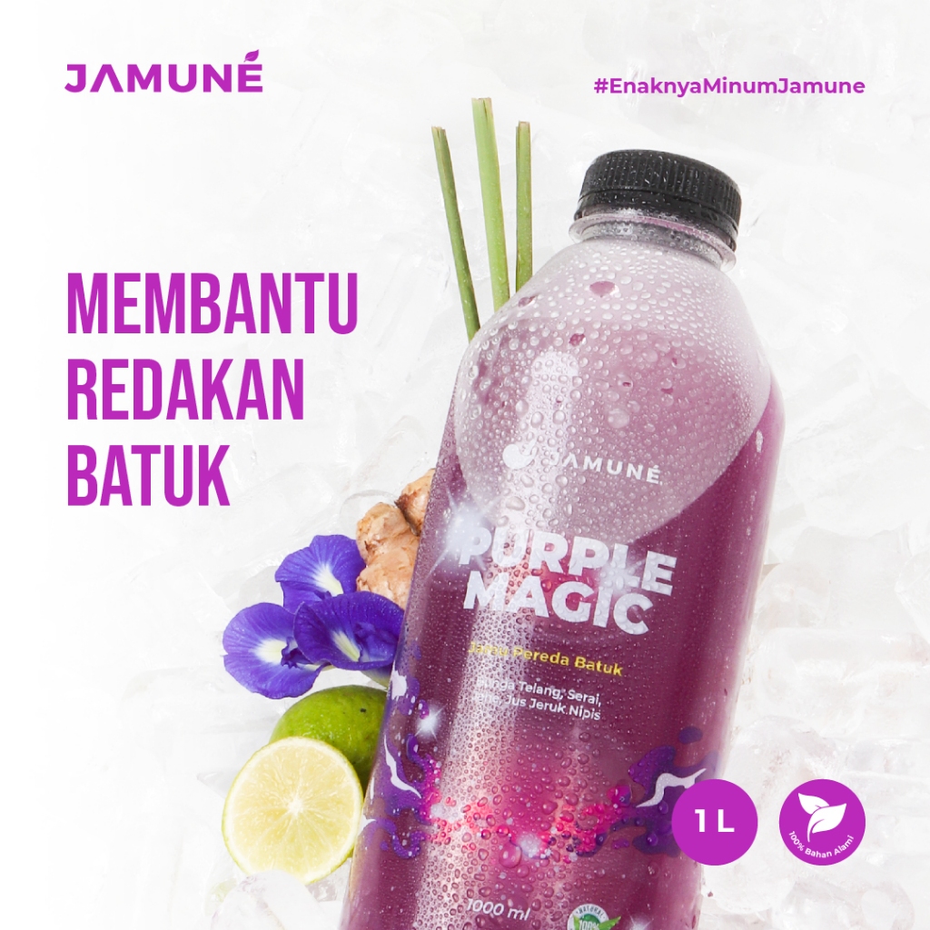 

Jamu Pereda Batuk 1 Liter Purple Magic by Jamune