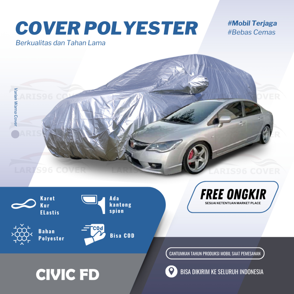 Cover Mobil Civic Fd Sarung Mobil / Selimut Mantel Mobil Civic Fd