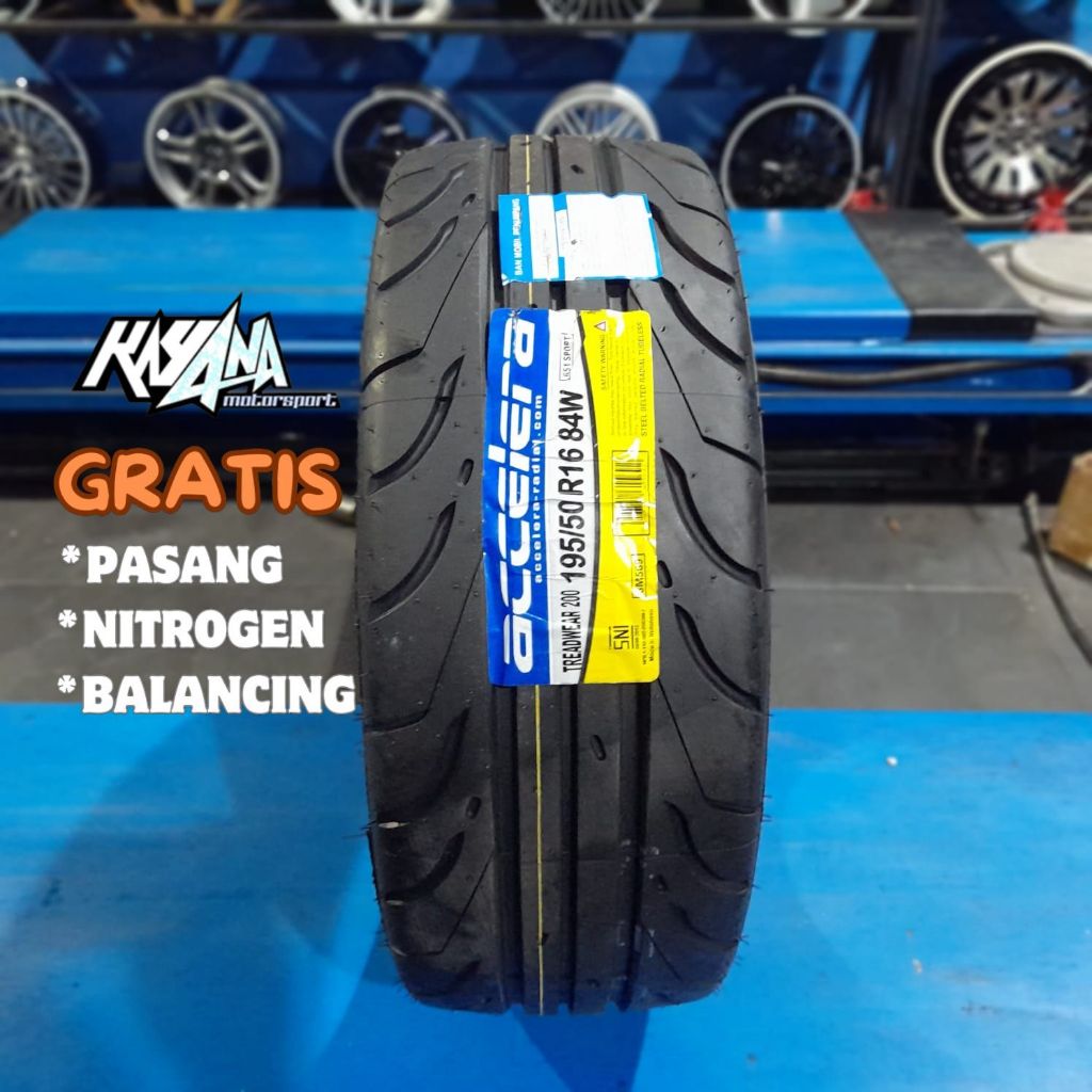 ban mobil 651 Sport 195/50/16 Ban Accelera 651sport 195 50 R16 -Rotasi