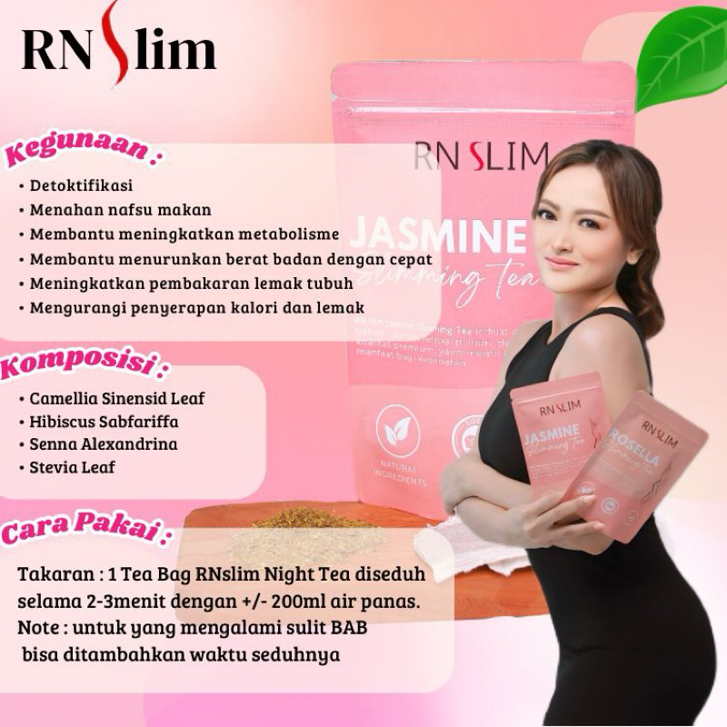 RN SLIMMING TEA || penurun berat badan || 20 pouch