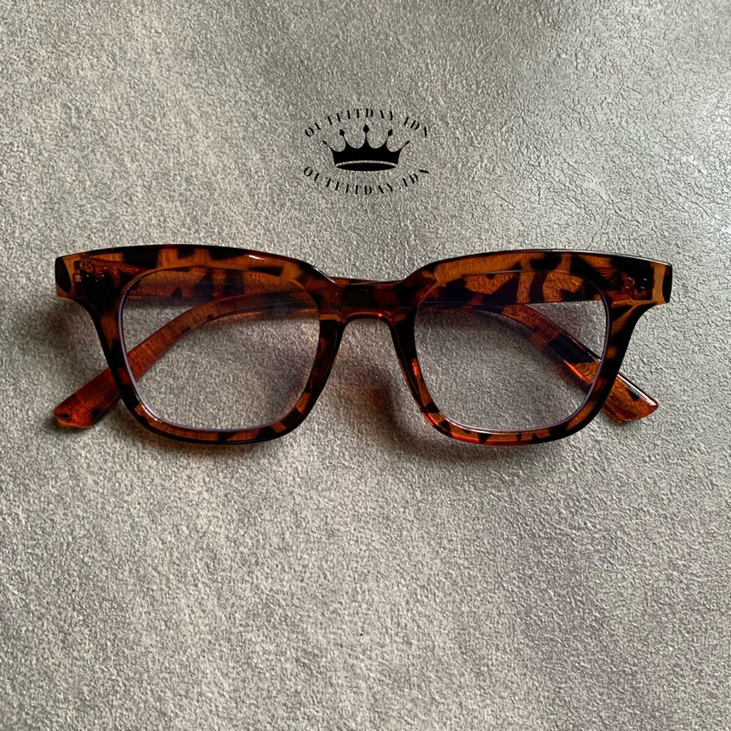 Kacamata Dazzle Leopard/Kacamata Logo V