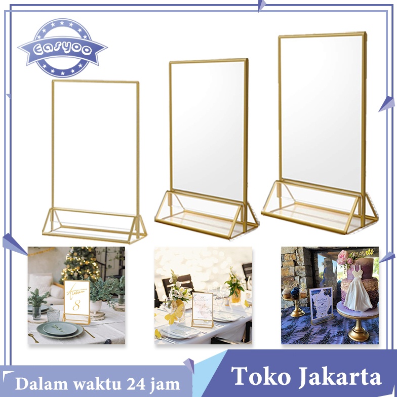 

KODE O1Y7 Stand Akrilik Stand Brosur Stand Menu Holder Menu Holder Brosur Acrylic Sign Holder