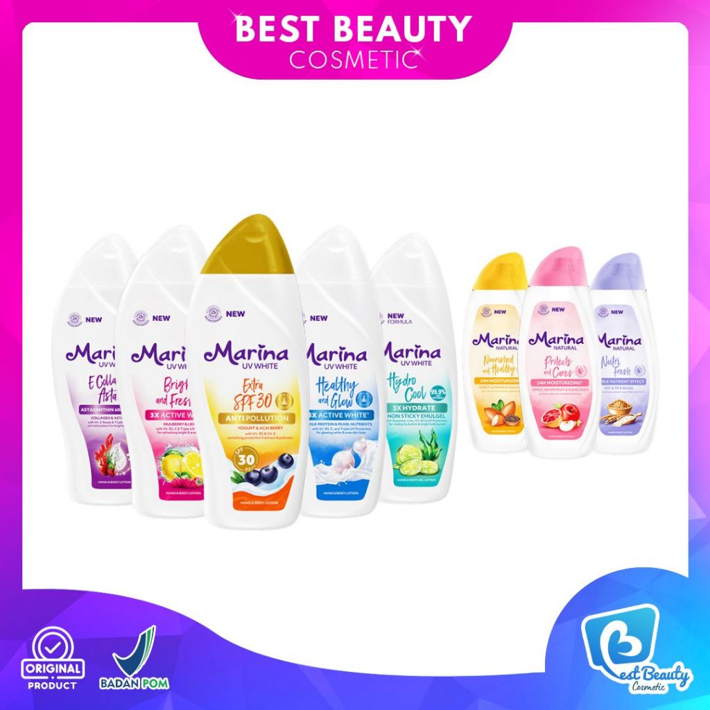 Marina Hand & Body Lotion UV White - Body Serum  | Best Beauty Cosmetic