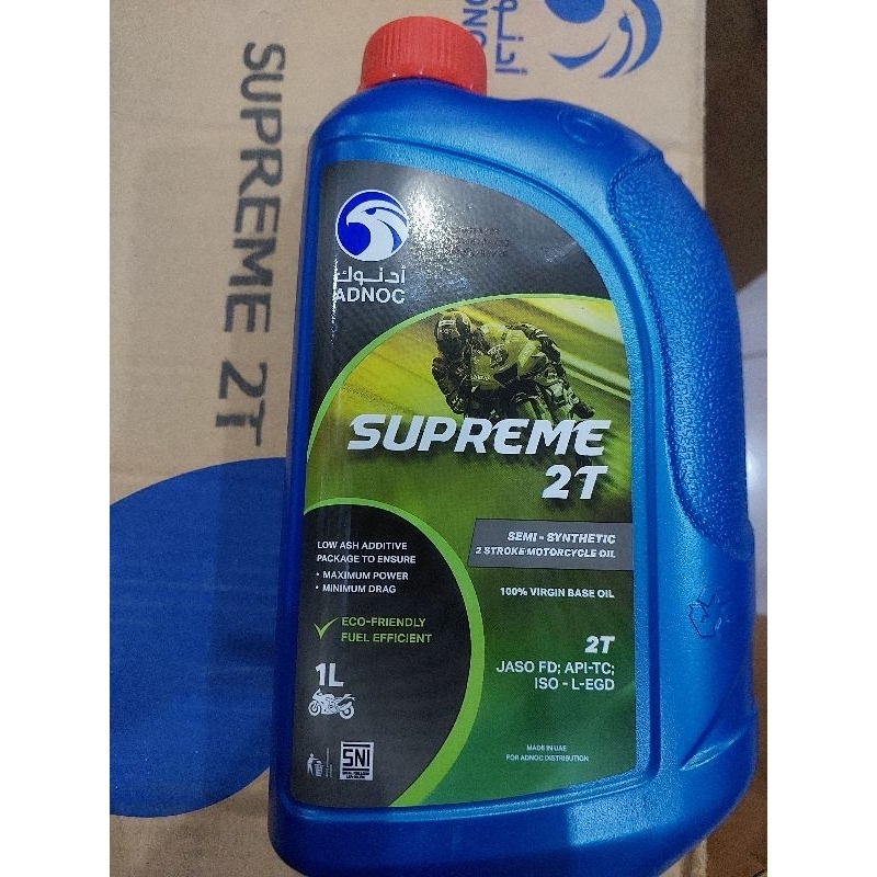 ADNOC SUPREME SILVER 4T 2T OLI SAMPING MESIN