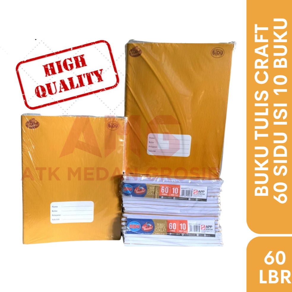 

BUKU TULIS SIDU SINAR DUNIA 6 LEMBAR SAMPUL COKLAT 1 BUKU KODE A6R6