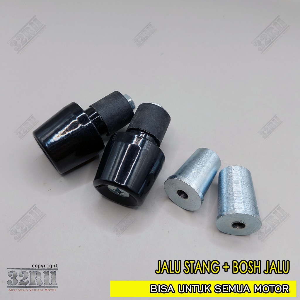 NEW Jalu Stang PCX Hitam-Jalu Stang Motor+Adaptor Jalu Stang Bos Jalu Stang Bisa Semua Motor
