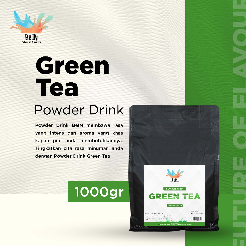 

BeIn Green Tea Powder - Bubuk Minuman Teh Hijau 1000gr
