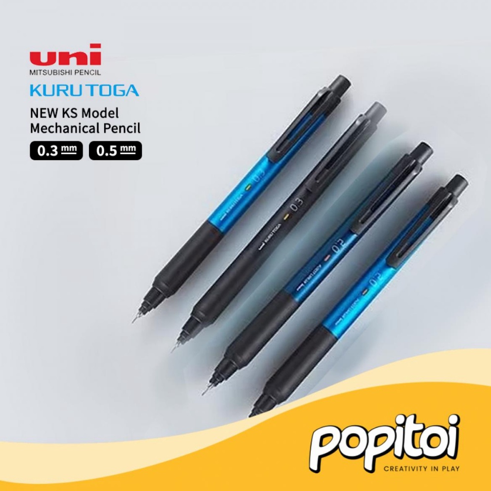 

UNI Kuru Toga NEW KS Standard Model Mechanical Pencil 3 5 mm Pensil Mekanik KODE C6Y8