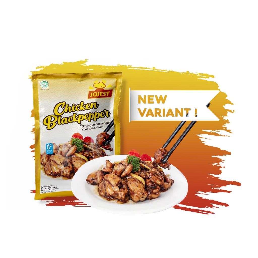 

JOJEST CHICKEN BLACKPEPPER 370 GR (Chicken 220 gr + sauce 150 gr)