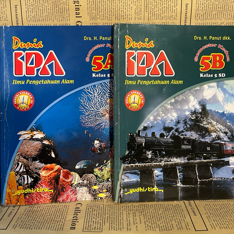 Buku Dunia IPA Kelas 5 SD, 5A&5B, Yudhistira, KTSP 2006, Drs.H.Panut