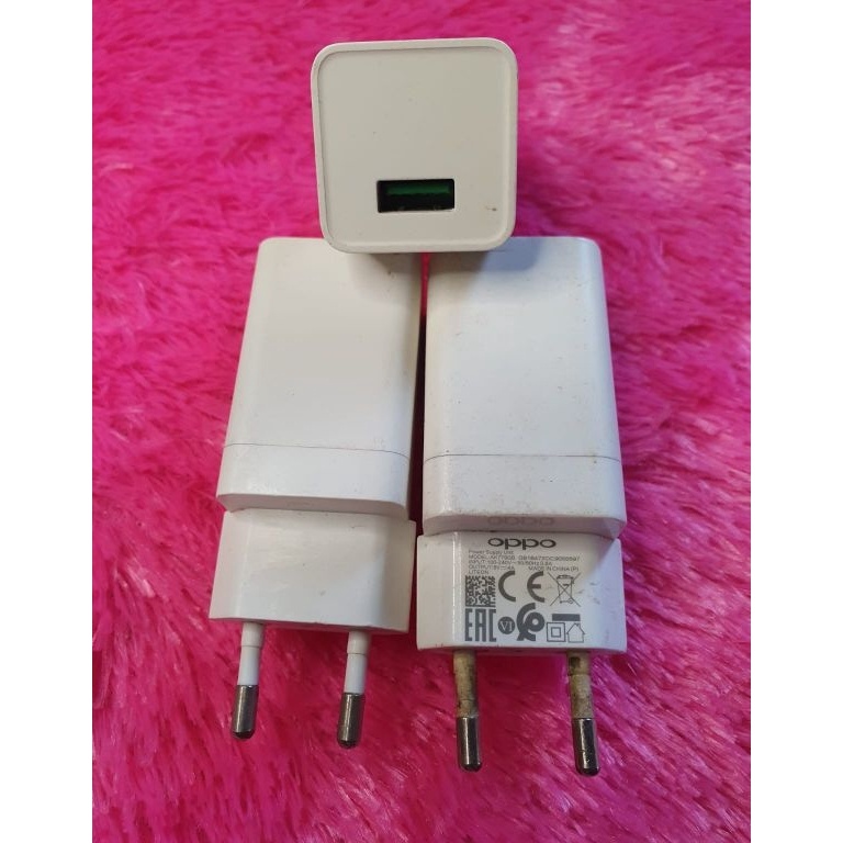 KODE N22E adaptor charger original bawaan hp Oppo vocc 4A kecil F9 dll bekas