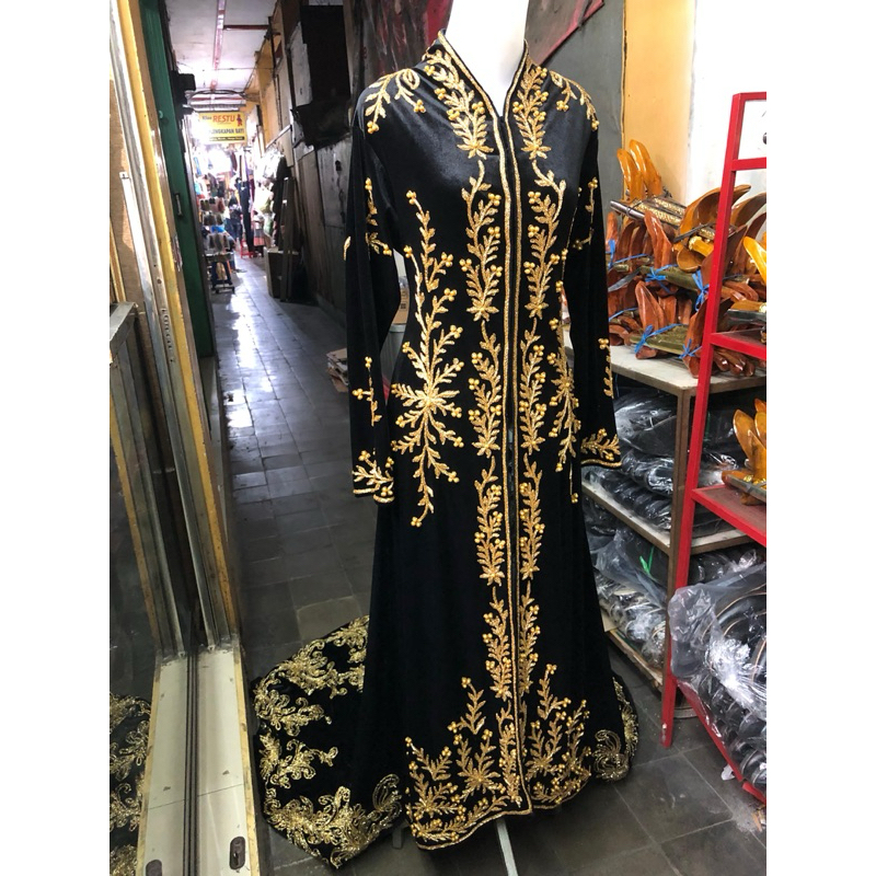 Kebaya Sanghai bludru Pengantin/Kebaya pengantin Sanghai