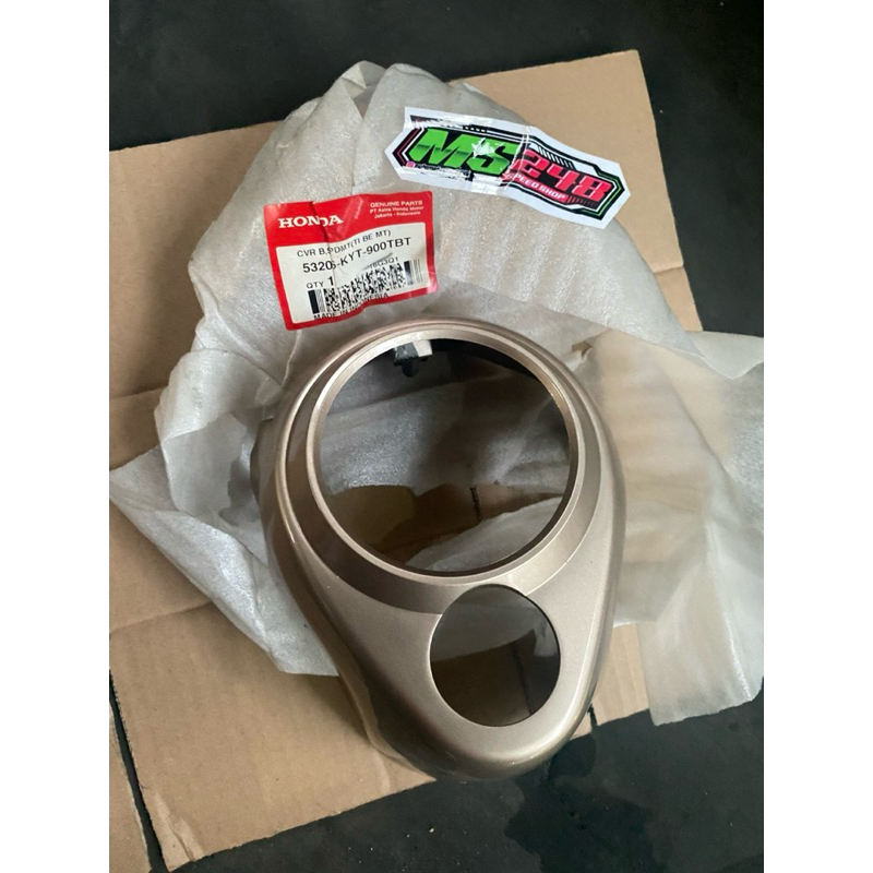 Batok Atas Cover Speedometer Scoopy Karbu Coklat Original 53206 KYT 900TBT