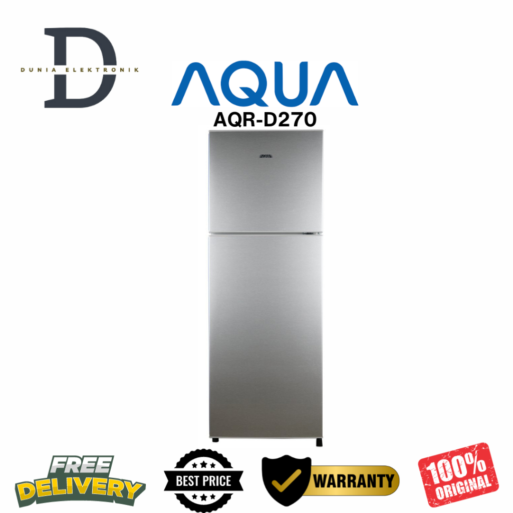 KULKAS AQUA 2 PINTU - AQRD270 - GRATIS KIRIM