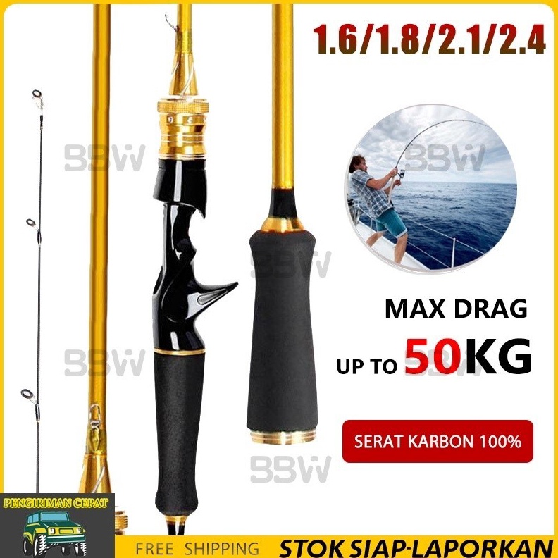 KODE A12Z COD 16m 18m 21m 24 m joran pancing carbon asli kuat 5kgpancing lengkap pancing bc 1 set mu