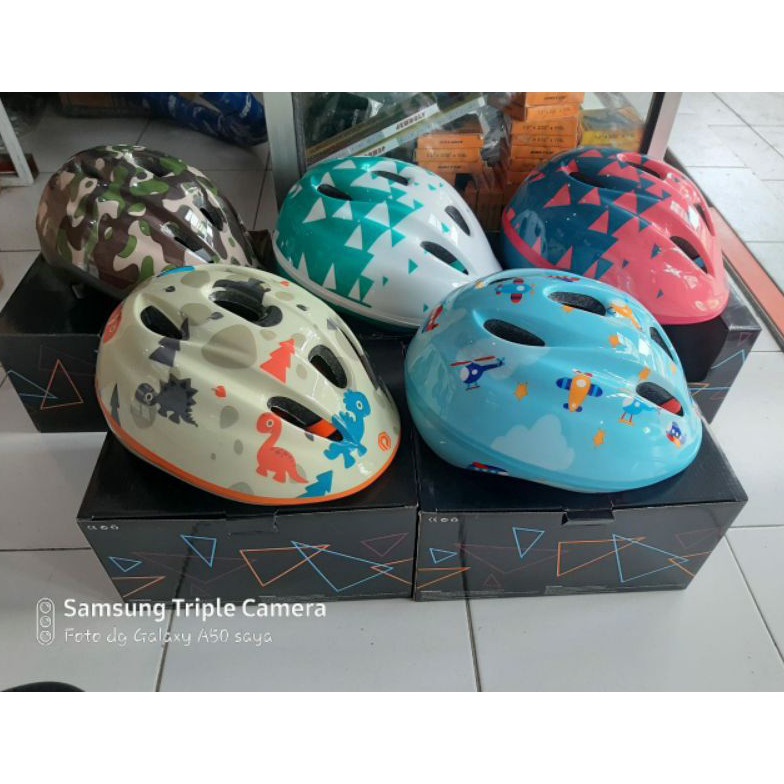KODE L93E HELMET KIDS  HELM SEPEDA ANAK MERK POLYGON ORIGINAL