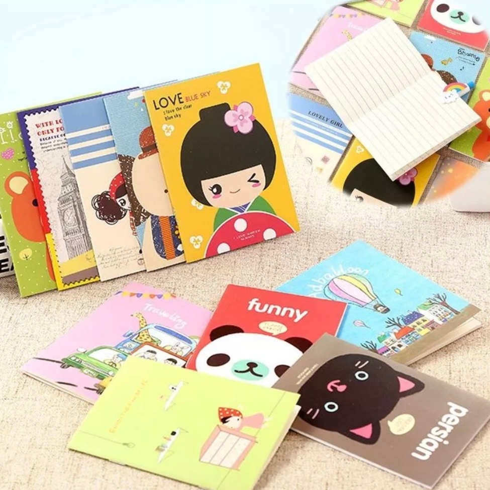 

Buku Tulis Mini Motif Kartun Note Book Mini Cartoon Mini Book Notepad Karakter Buku Tulis Memo Kecil Murah Buku Tulis Mini Notebook Mini