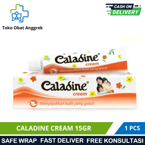 CALADINE CREAM 15GR/MELEMBABKAN KULIT BAYI/MENGURANGI GATAL/BIANG KERINGAT