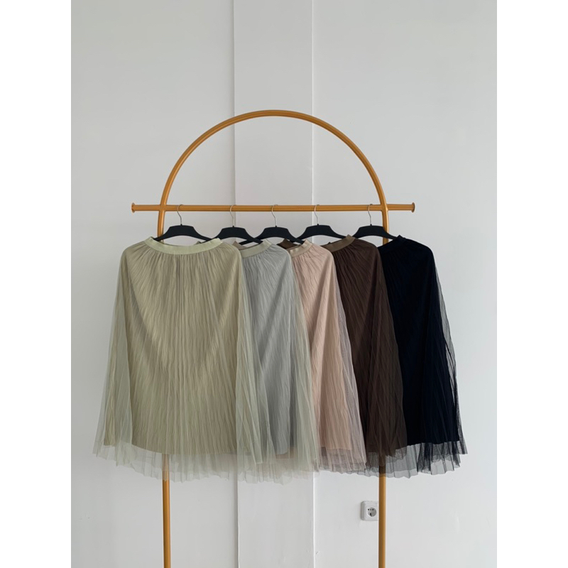 Rok Tutu Gelombang Import Bangkok