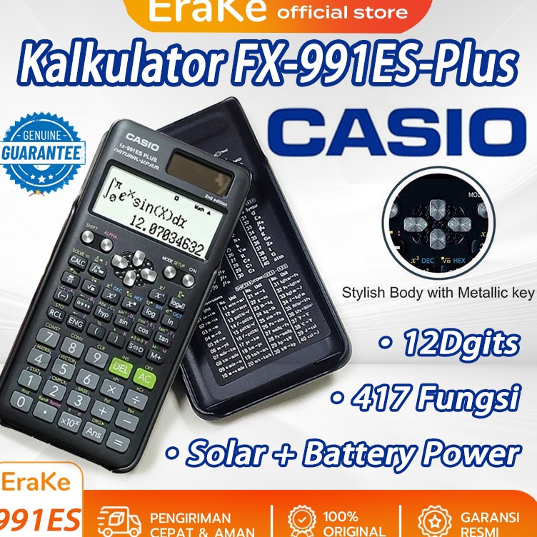 

Kalkulator Scientific Casio ilmiah FX991EX991ESPlus Calculator Scientific Casio Kalkulator Casio Scientific 417 FungsiDua Sumber Tenaga Baterai Dan Tenaga Matahari4 Konstanta Rumus KODE A1N8