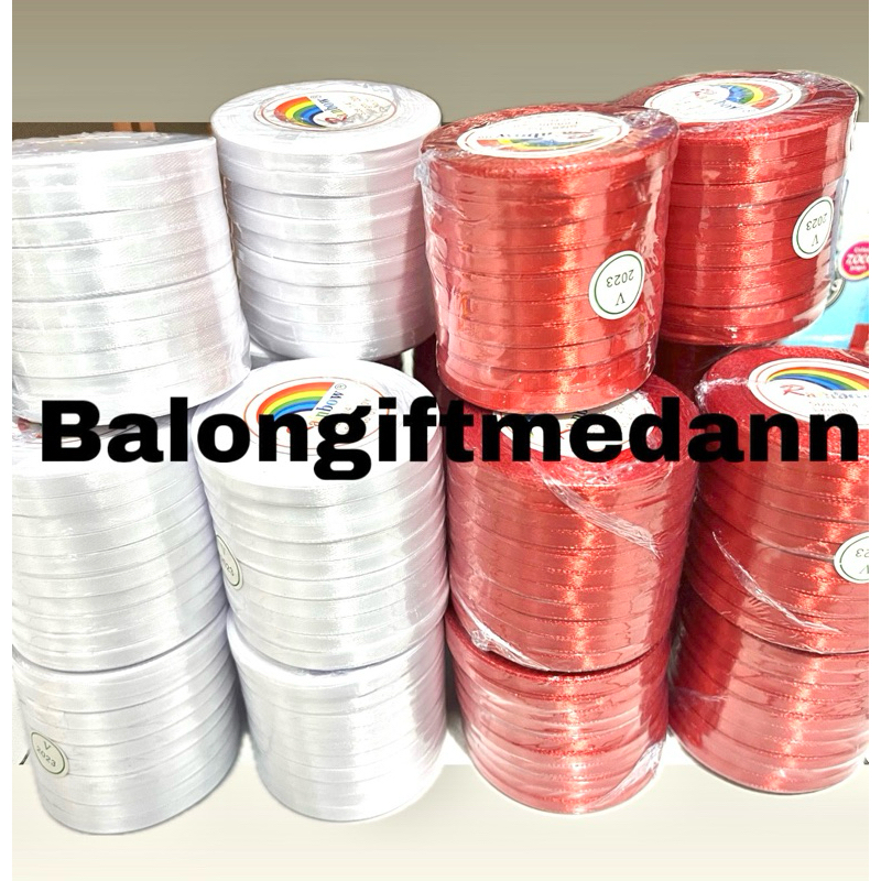 

PITA SATIN MERAH DAN PUTIH 17 AGUSTUS 1/4inch