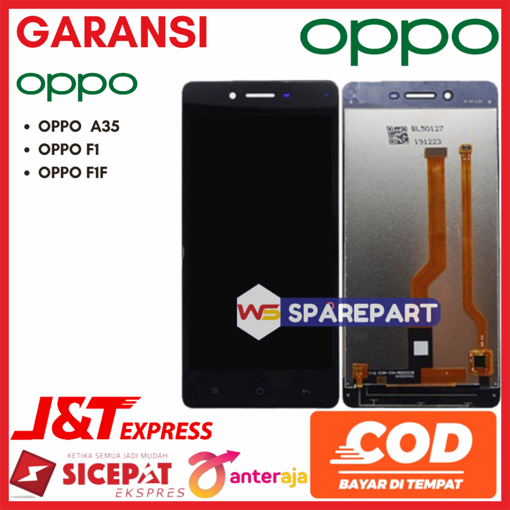 LCD OPPO A35 / F1 / F1F - ORIGINAL FULLSET