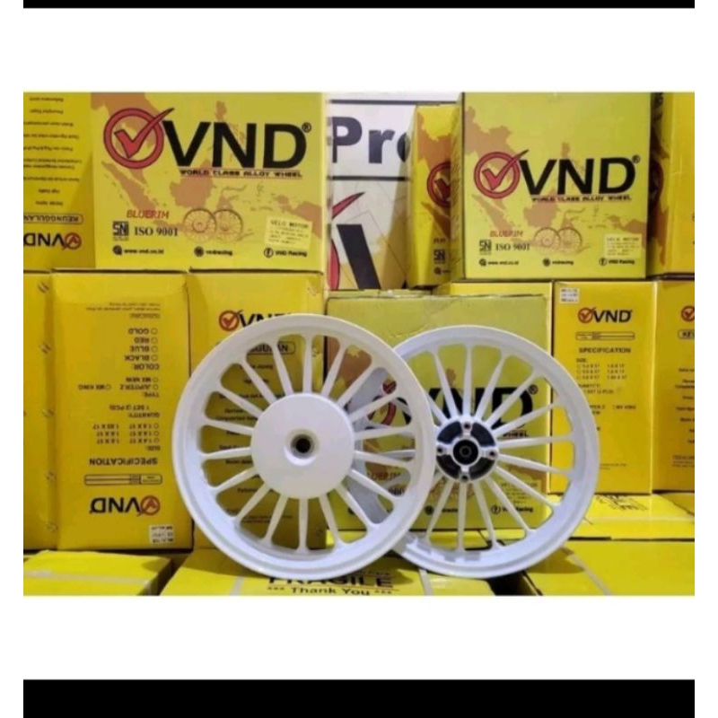 Velg VND Bluerim palang 18 ukuran 185/215 ring 14 Beat/vario110/Scoopy old/genio/spacy