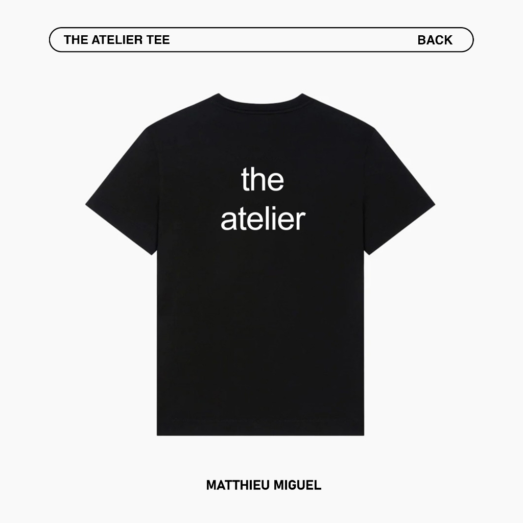 MATTHIEU MIGUEL - THE ATELIER TEE - BLACK