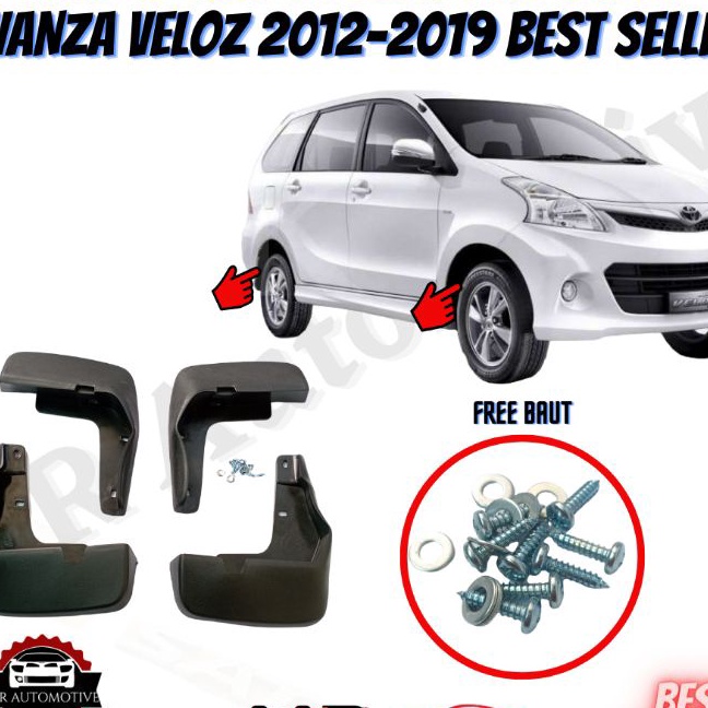 HJ6 Karpet Lumpur Atau Mud Guard Avanza Veloz 212219 Best Seller