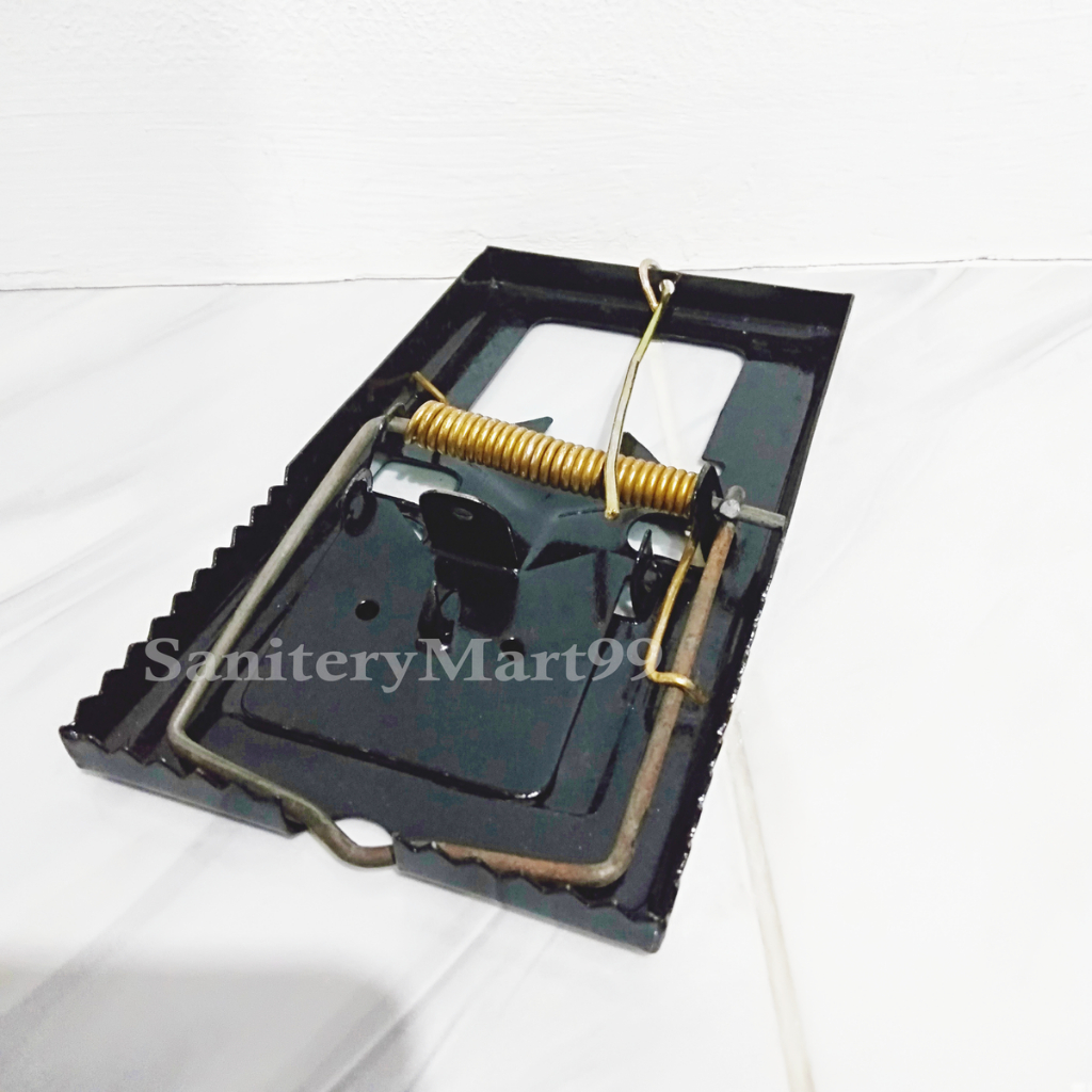 Jebakan tikus jepit besi Perangkap Tikus / Jepitan Tikus Besi Hitam / Jebakan