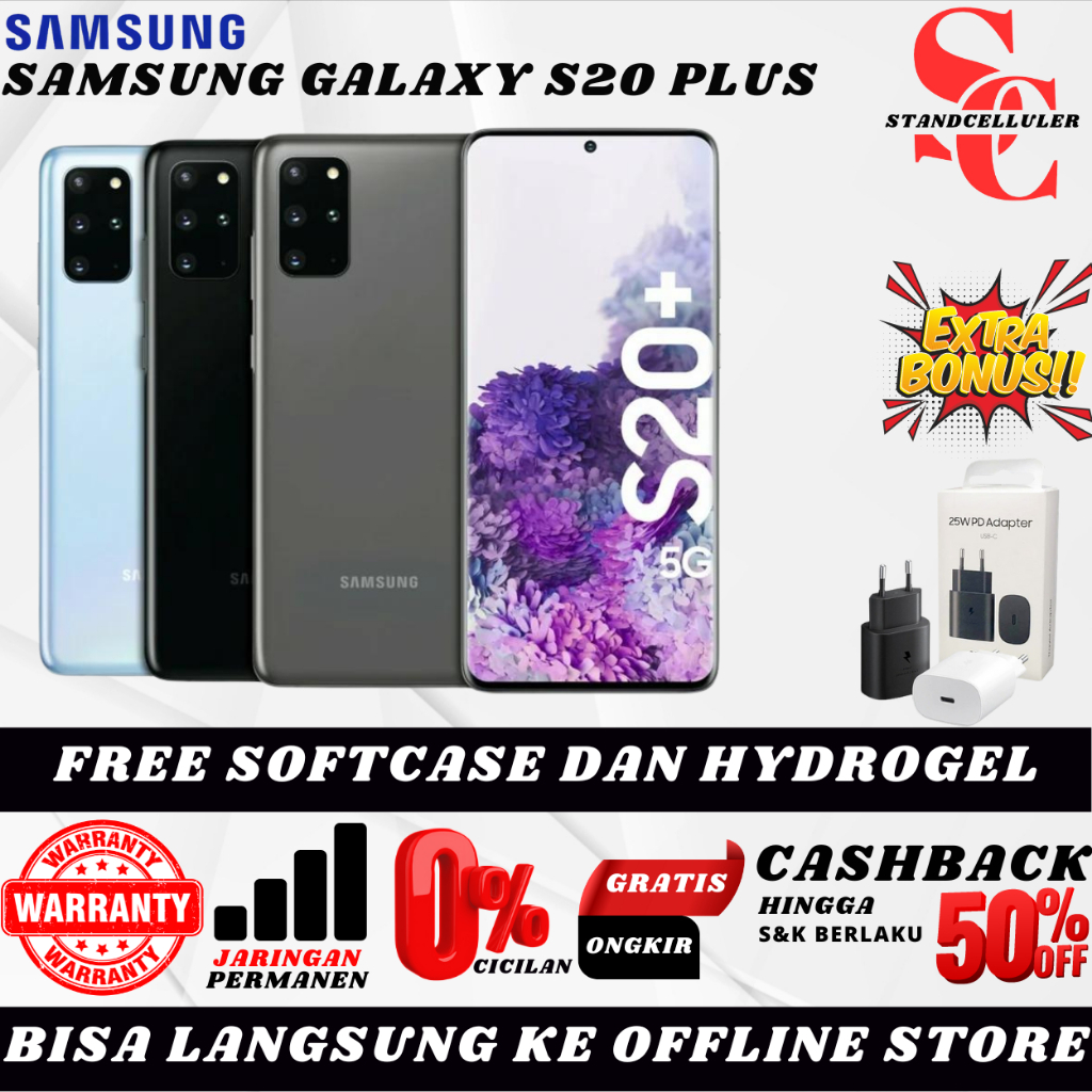 SEIN | Samsung Galaxy S20 Plus 8/128GB Second Original Resmi Indonesia