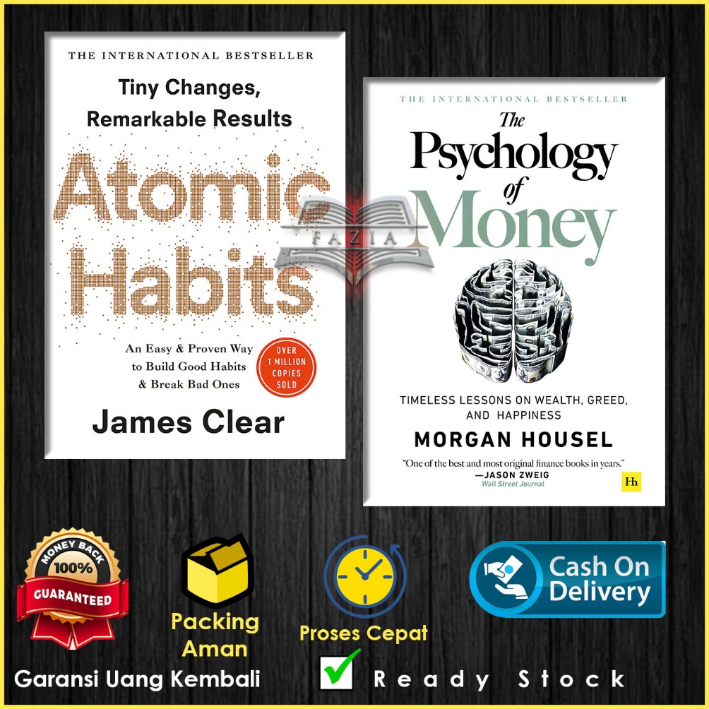 SEGERA BELI Atomic Habits  The Psychology of Money IndonesiaEnglish