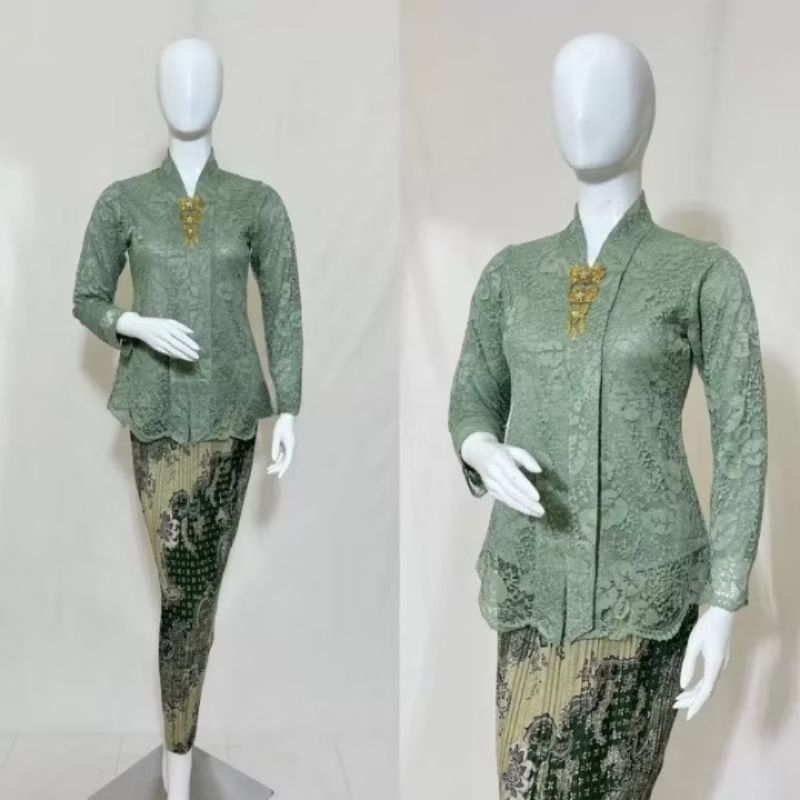 Stelan Kebaya Floyd Kebaya Kartini Kebaya Brukat Pakaian Pesta Baju Seragam Nikahan