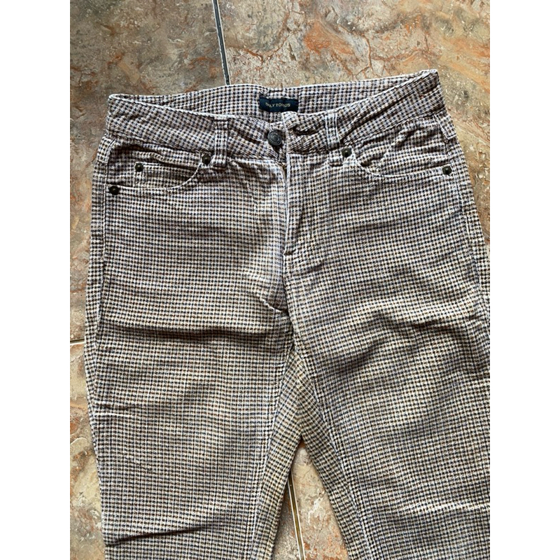 Celana cutbray wanita bahan corduroy