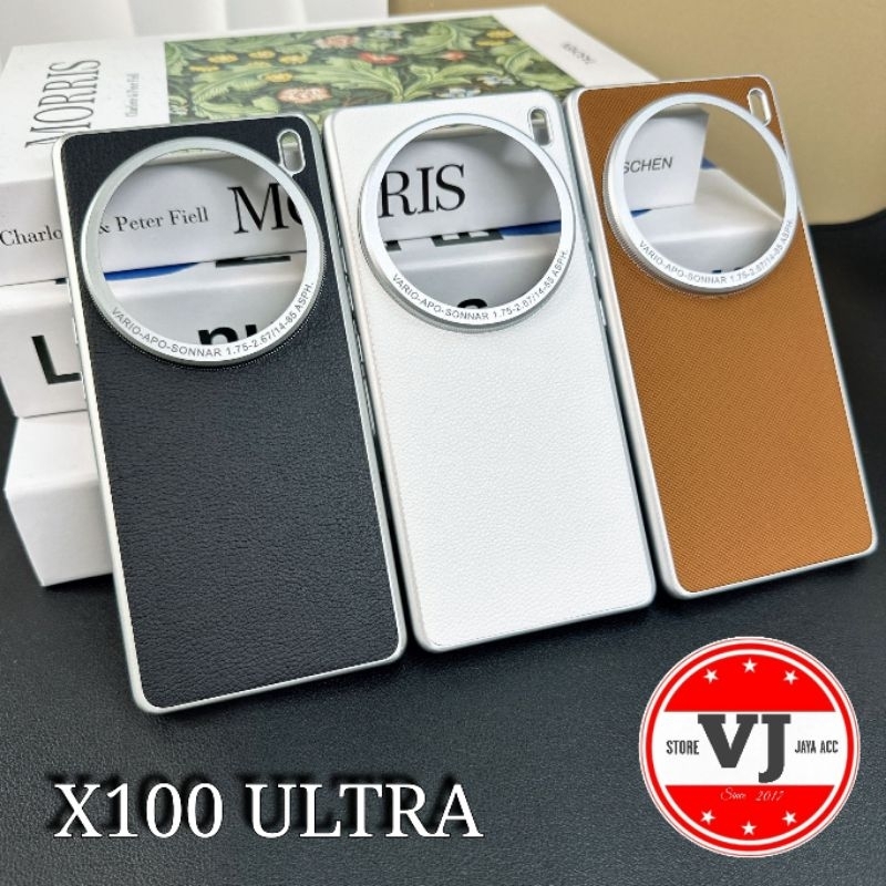 Leather Case Photography Vivo X100 ULTRA Hardcase Keras Anti Jatuh PC X100U