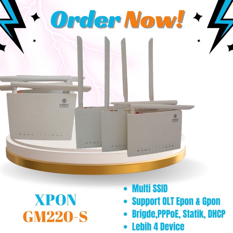 MODEM GM22S SUPPORT OMCI XPON EPON GPON  GARANSI g T5K2