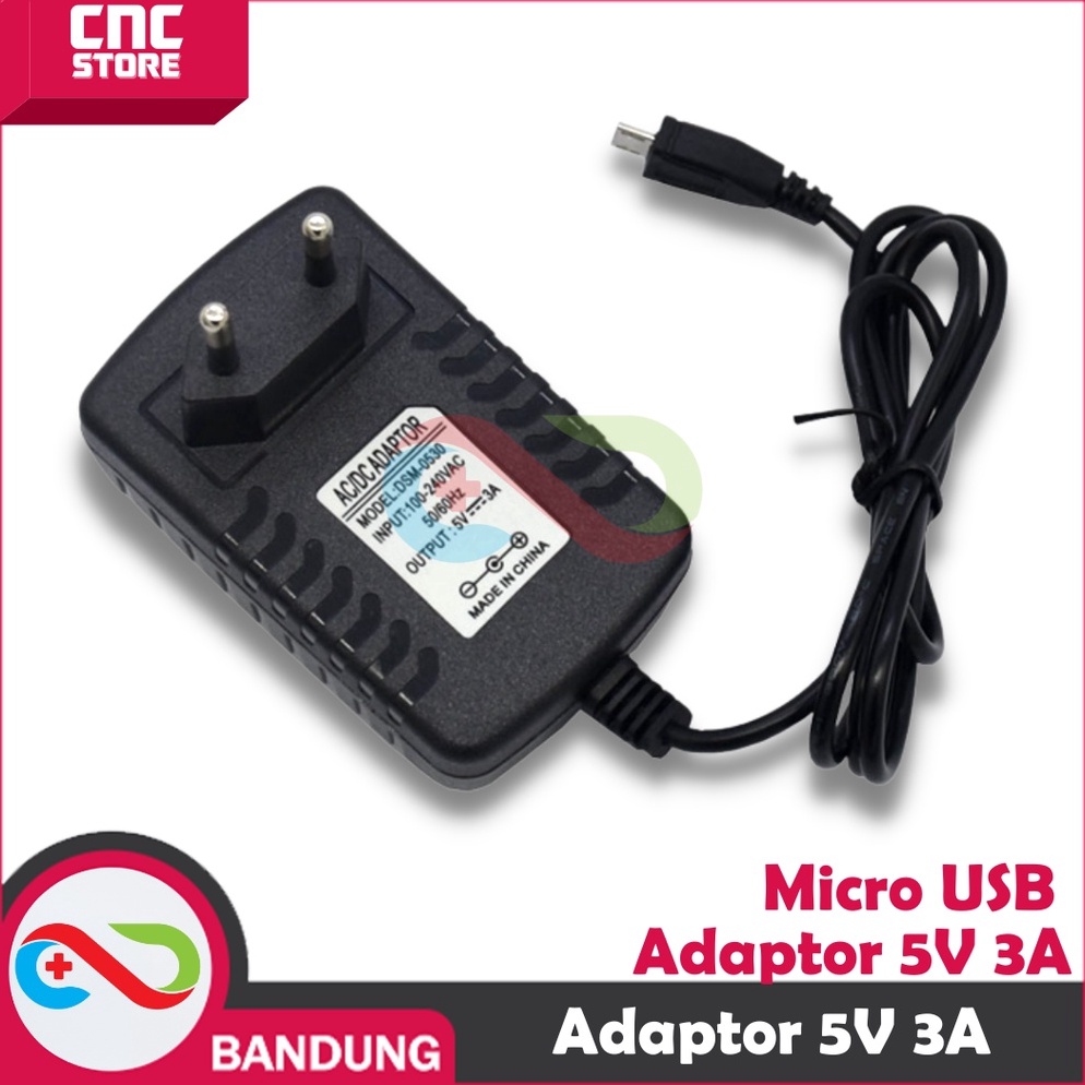 ADAPTOR 5V 3A MICRO USB 5V3A FOR RASPBERRY ESP8266 ESP32 s J1R4