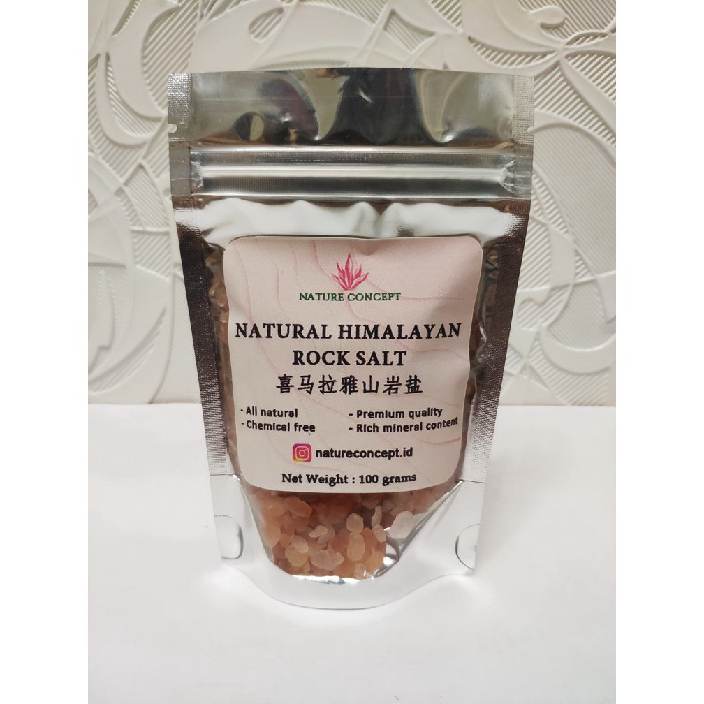 

NEW PRODUCT Himalayan High Grade Coarse Salt Garam Himalaya kasar 1 grams