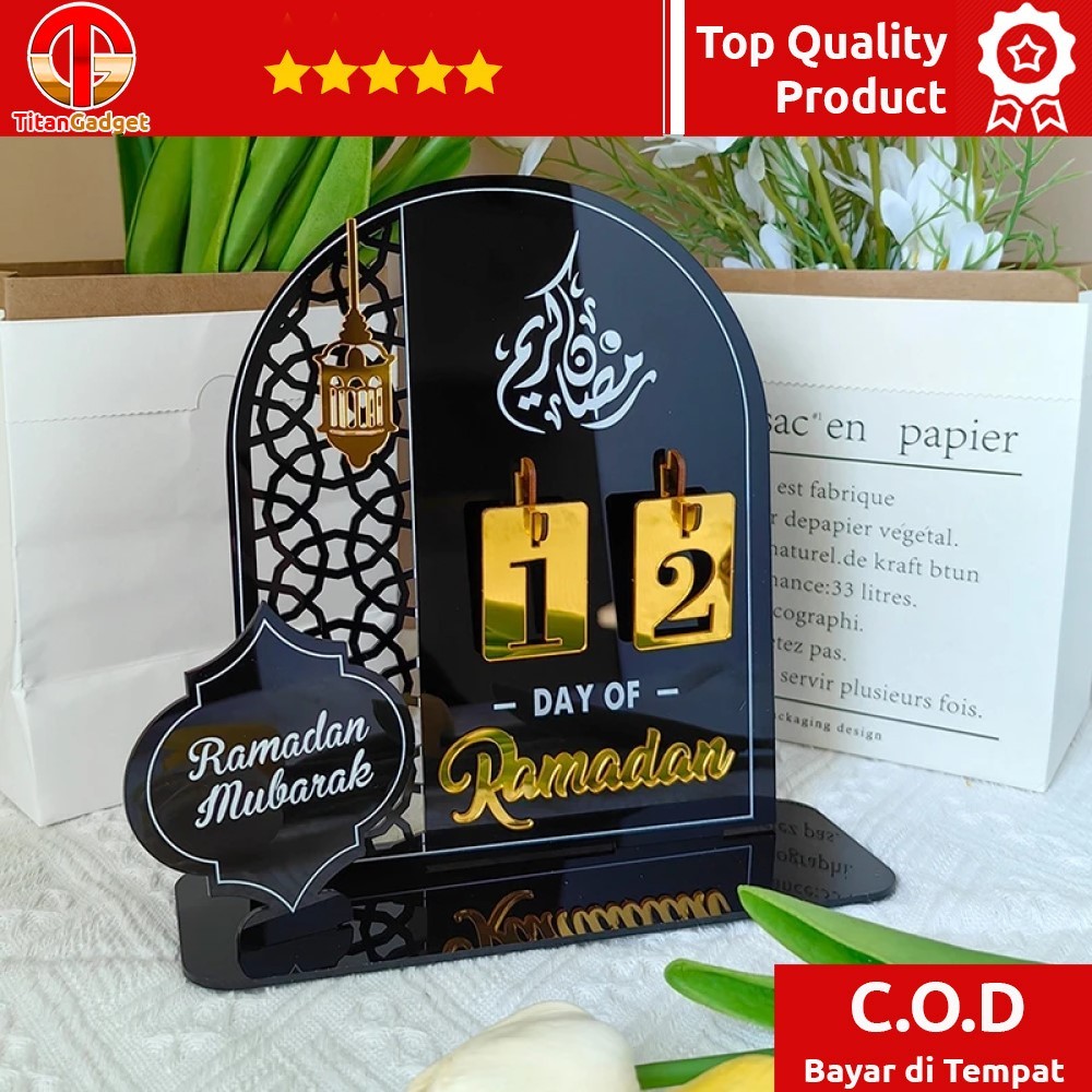 

Kalender Dekorasi Ramadhan Puasa Unik Minimalis Acrylic Ramadan Calendar Decoration - LD010 Titangadget