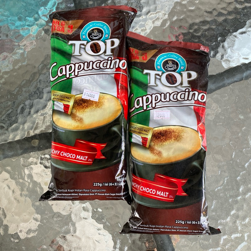 

Top Coffee Kopi Instan Cappucino 25 gr Isi 6 pcs
