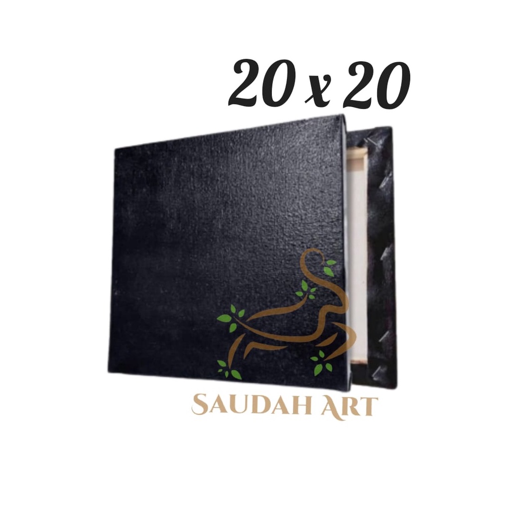 

READY STOCK Kanvas Canvas Lukis Hitam 2x2 cm