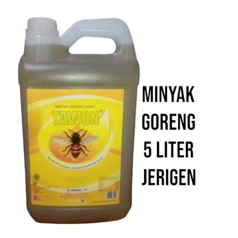 

Minyak Goreng Tawon Jerigen 5 Liter