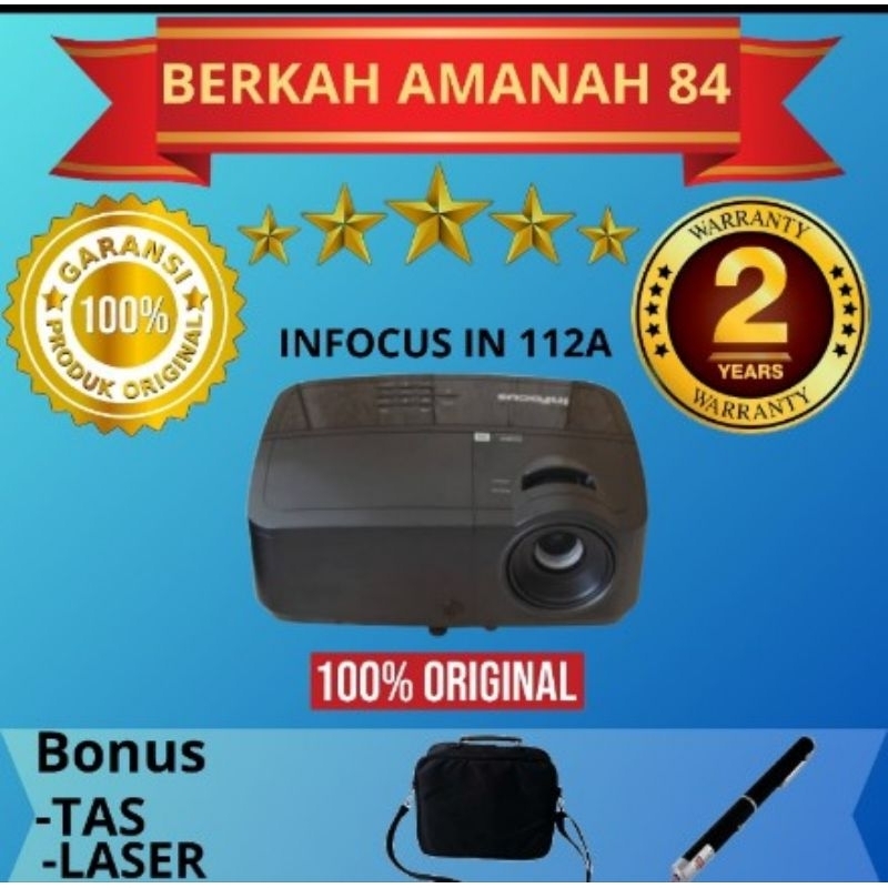PROYEKTOR INFOCUS IN 112A SVGA 3200 LUMEN