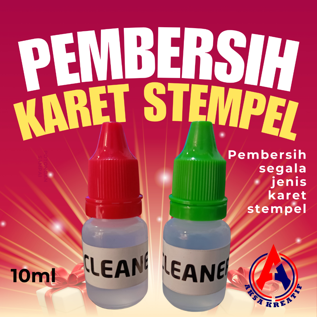 

CLEANER / PEMBESIH KARET STEMPEL / PENGHAPUS TINTA PERMANENT