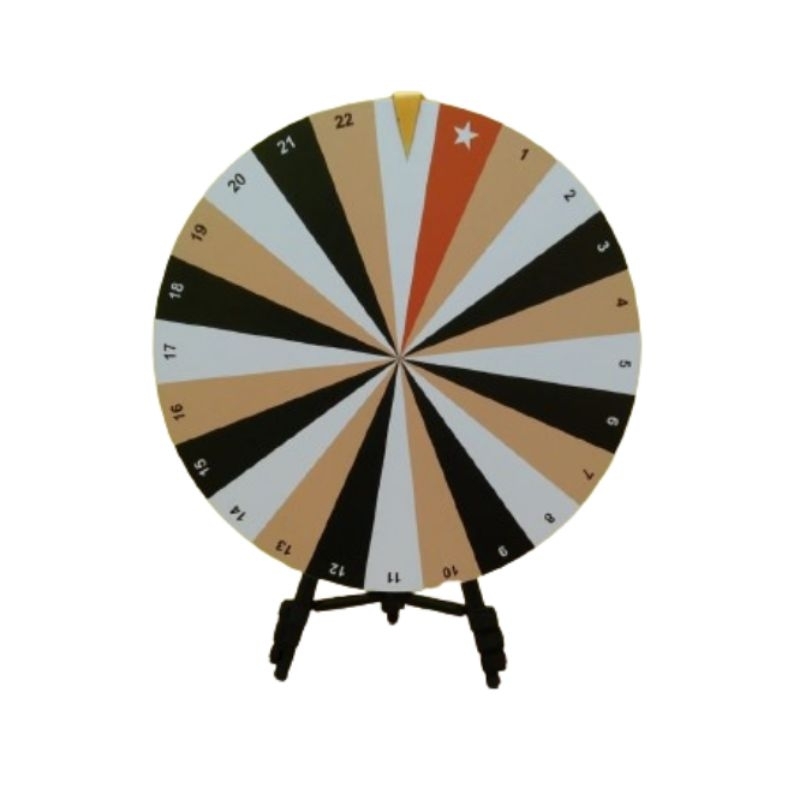 Spin Wheel 40 Cm Tripod /Roda Putar/Roullete/mainan edukasi anak